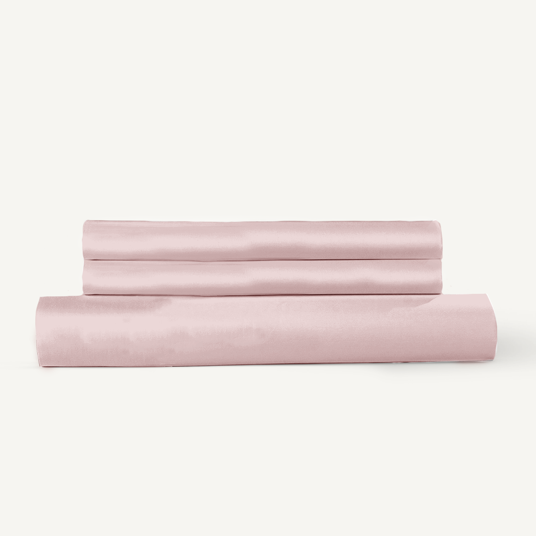 Pillow Cover + Fitted Sheet (3 Pcs Set) - Classic White