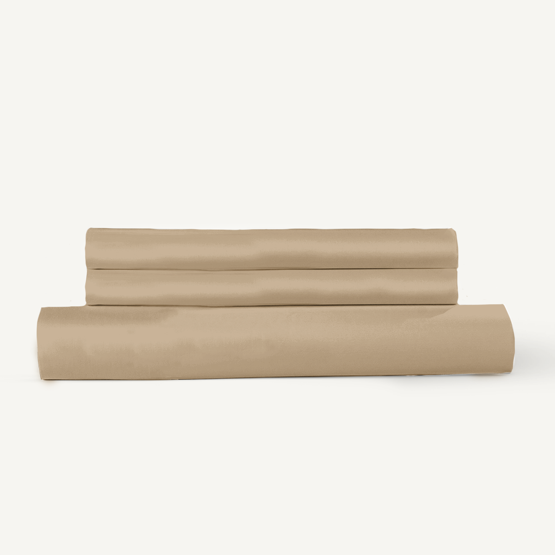 Pillow Cover + Fitted Sheet (3 Pcs Set) - Classic White