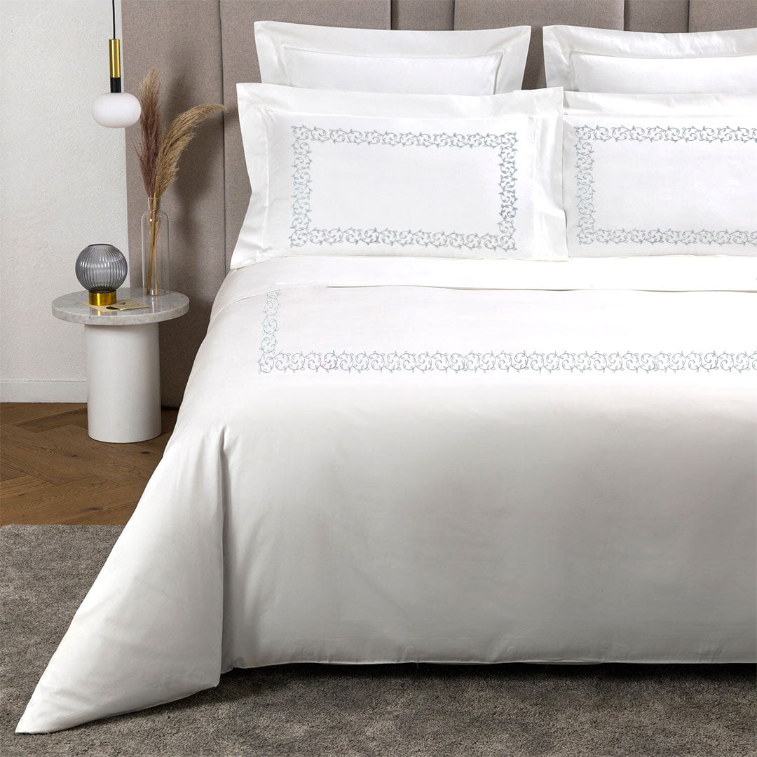 Winter Sheet Set (4 Pcs Set) - Violet Embroidery