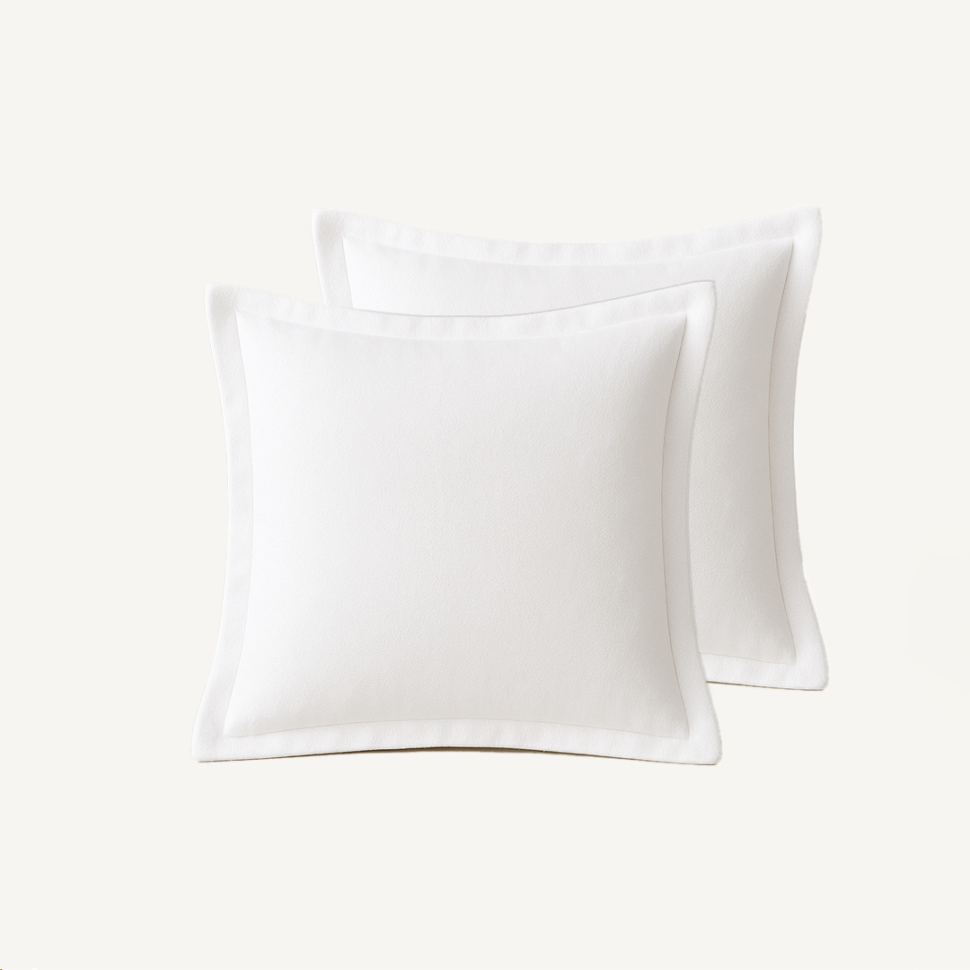 Cushion Cover (Set of 2)- Classic White