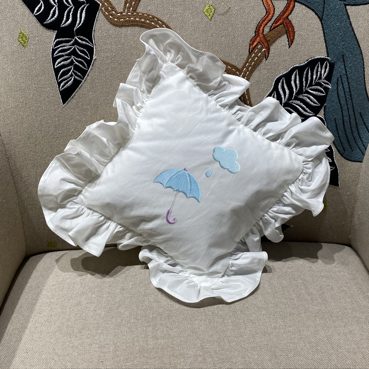 Baby Cushion Cover | Rainy Days