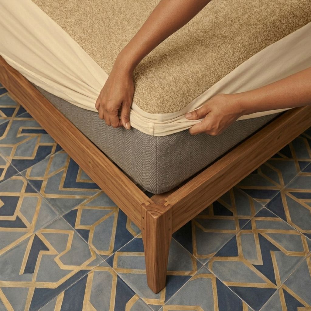 Sohum Mattress Protector | Waterproof | Terry