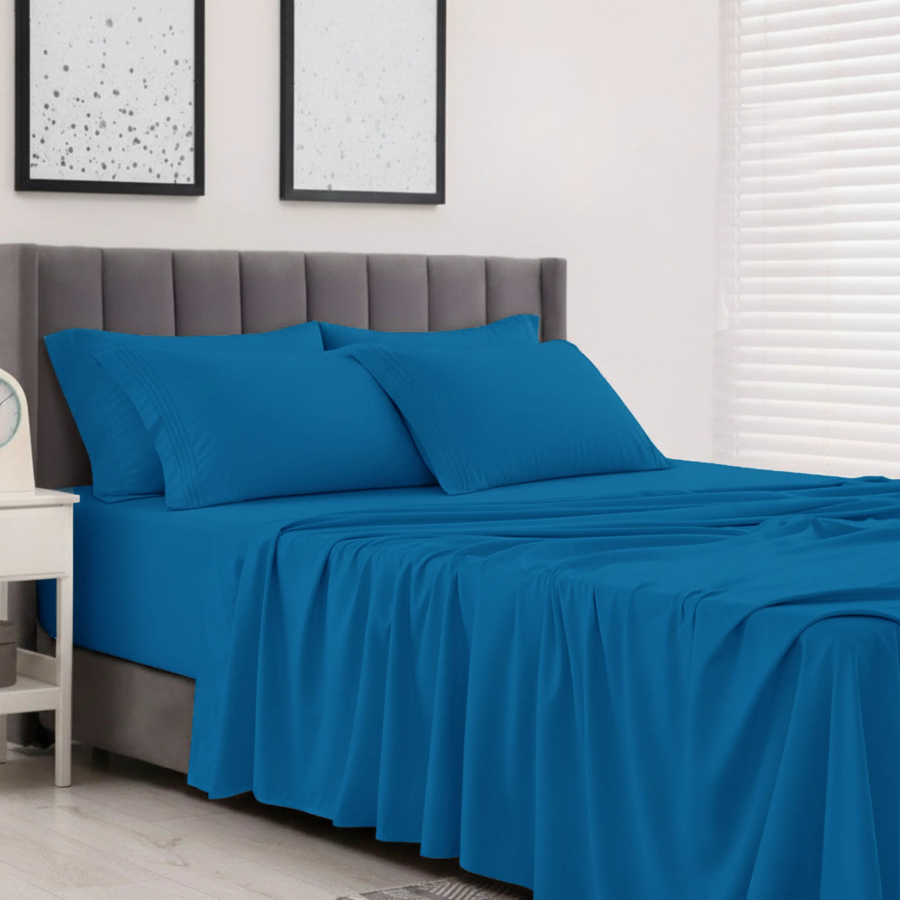 Summer Sheet Set (4 Pcs Set) - Eucalyptus