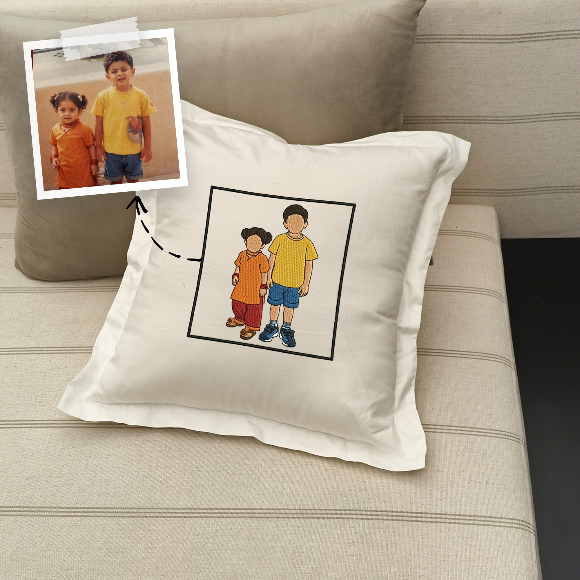 Cushion Cover | Gift | Custom | Fill Art