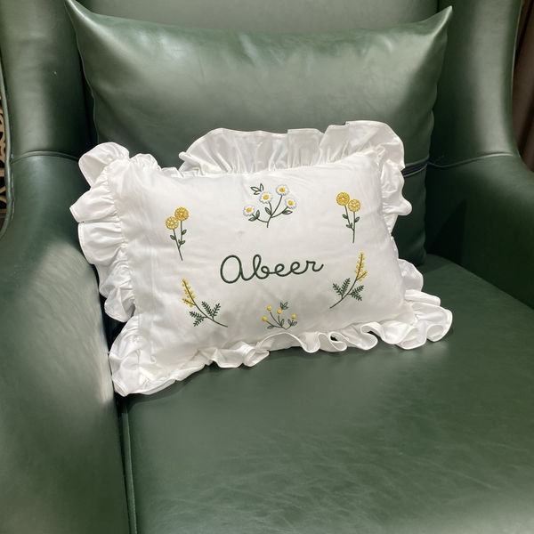 Baby Pillow Cover | Spring Field