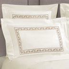 Bedsheet with Pillow Cover - Autumn Embroidery