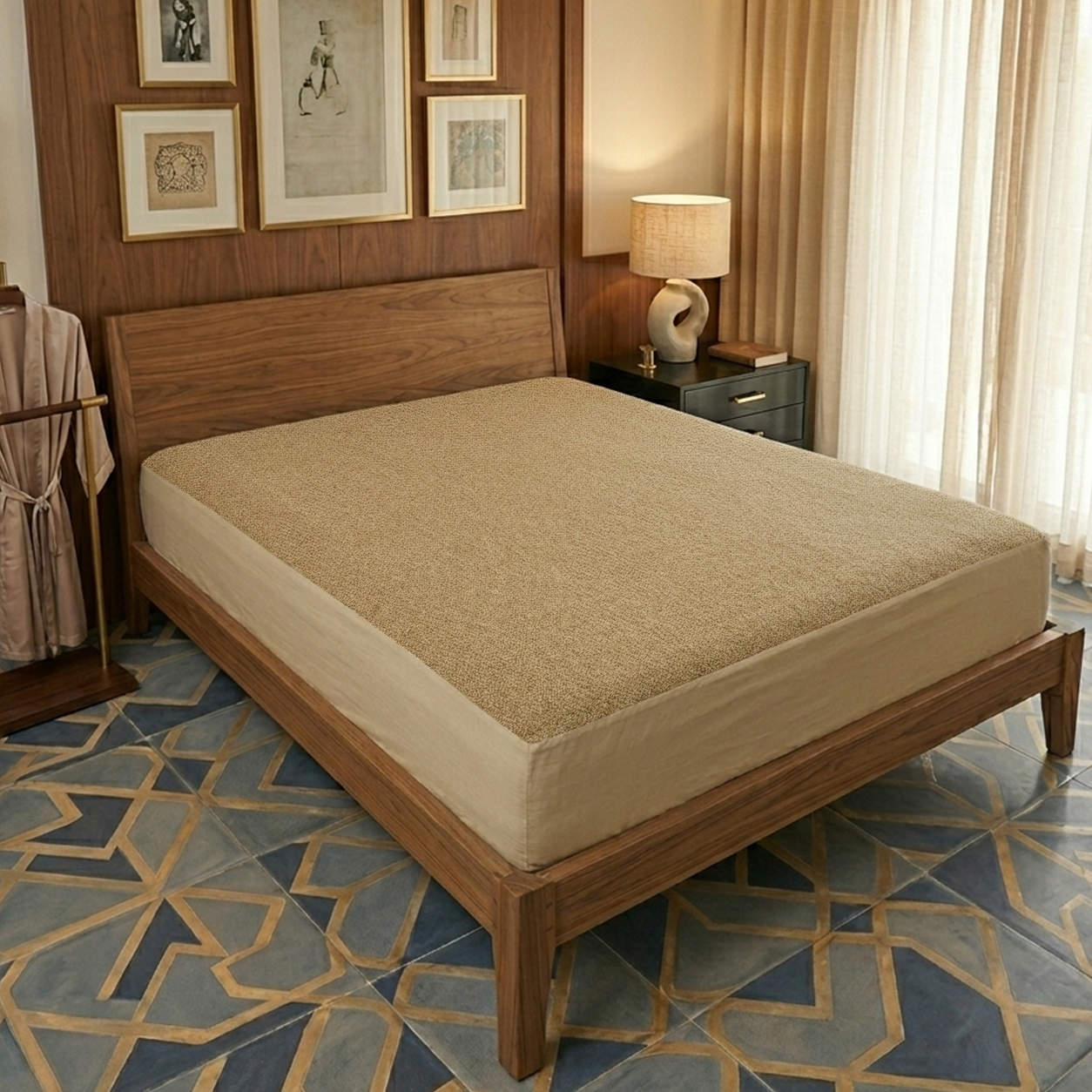 Sohum Mattress Protector | Waterproof | Terry