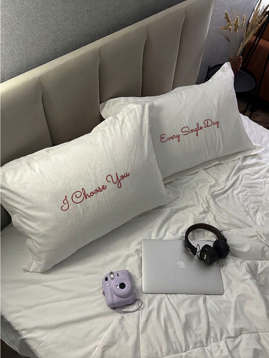 Pillow Cover (Set of 2) | Customizable Message