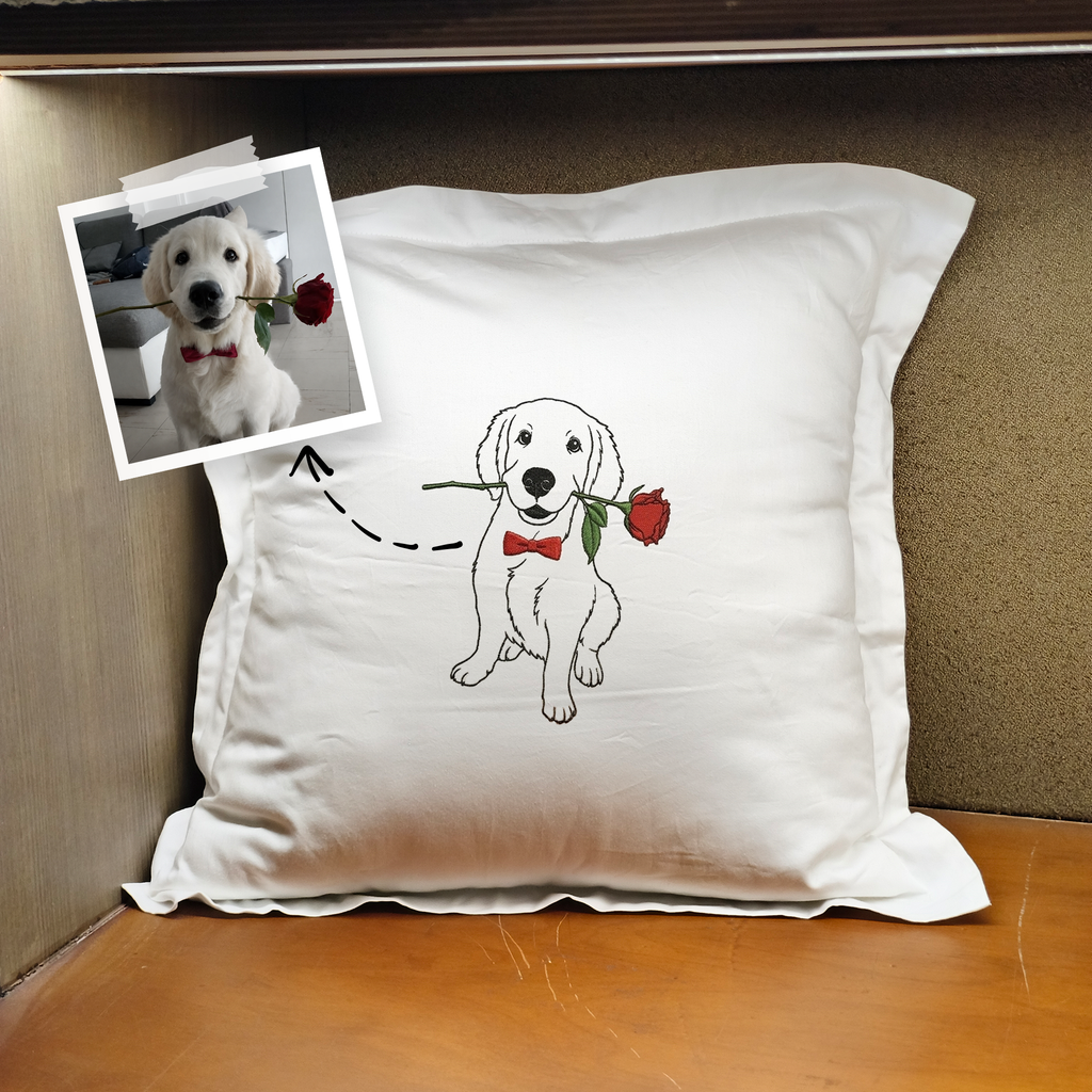 Cushion Cover | Gift | Custom | Line Art
