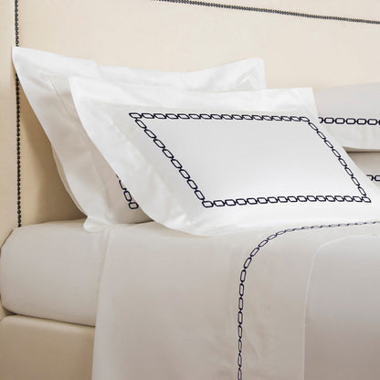 Bedsheet with Pillow Cover - Aura Embroidery
