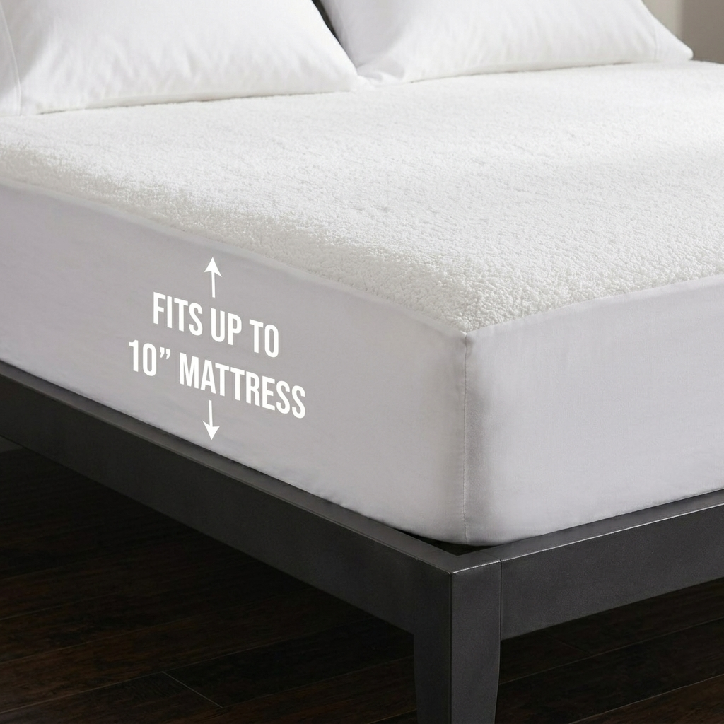 Sohum Mattress Protector | Waterproof | Terry