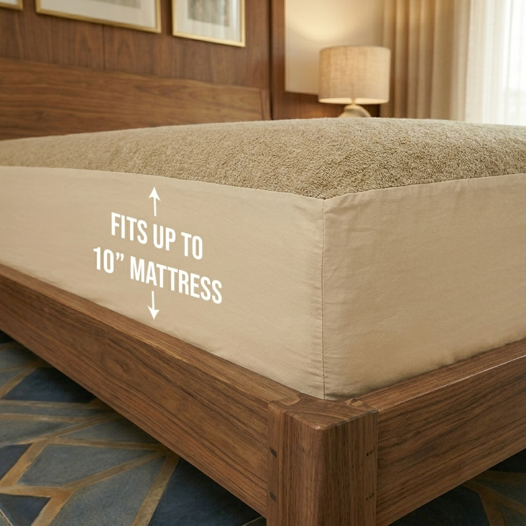Sohum Mattress Protector | Waterproof | Terry