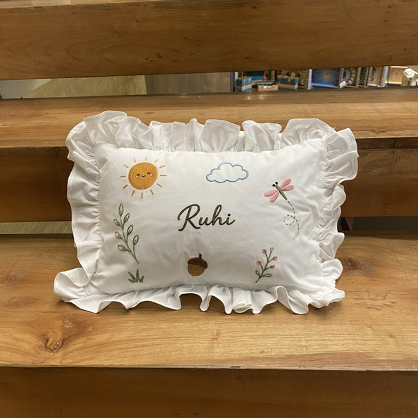 Baby Pillow Cover | Fairy Garden