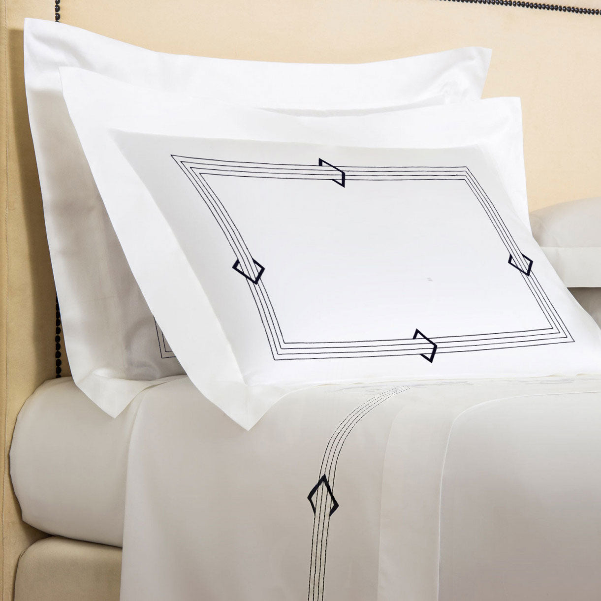 Top Sheet - Crest Embroidery