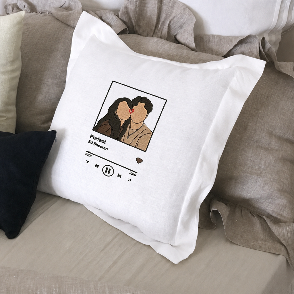 Cushion Cover | Gift | Custom | Music Player Fill