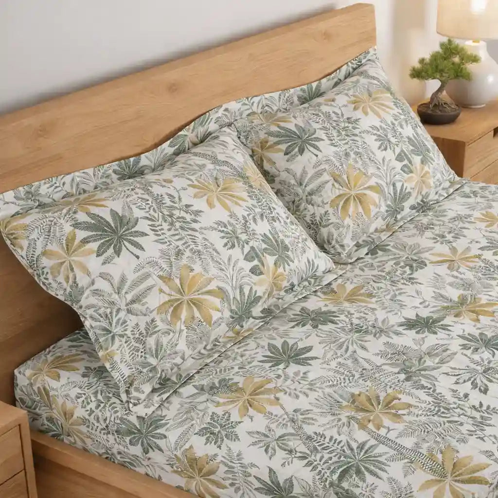Sohum Printed Bedsheet Set | 300 TC