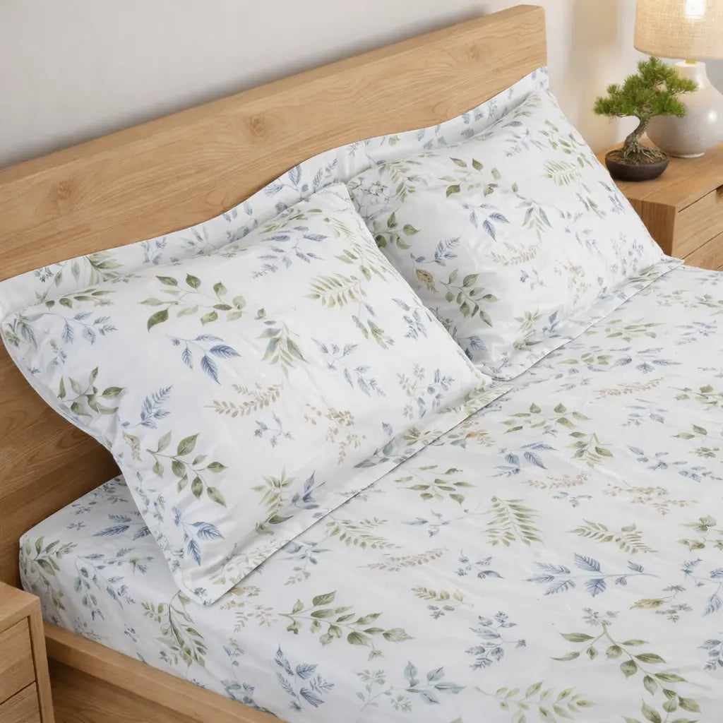 Sohum Printed Bedsheet Set | 300 TC