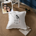 Cushion Cover | Gift | Custom | Music Player Stroke