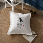 Cushion Cover | Gift | Custom | Music Player Stroke