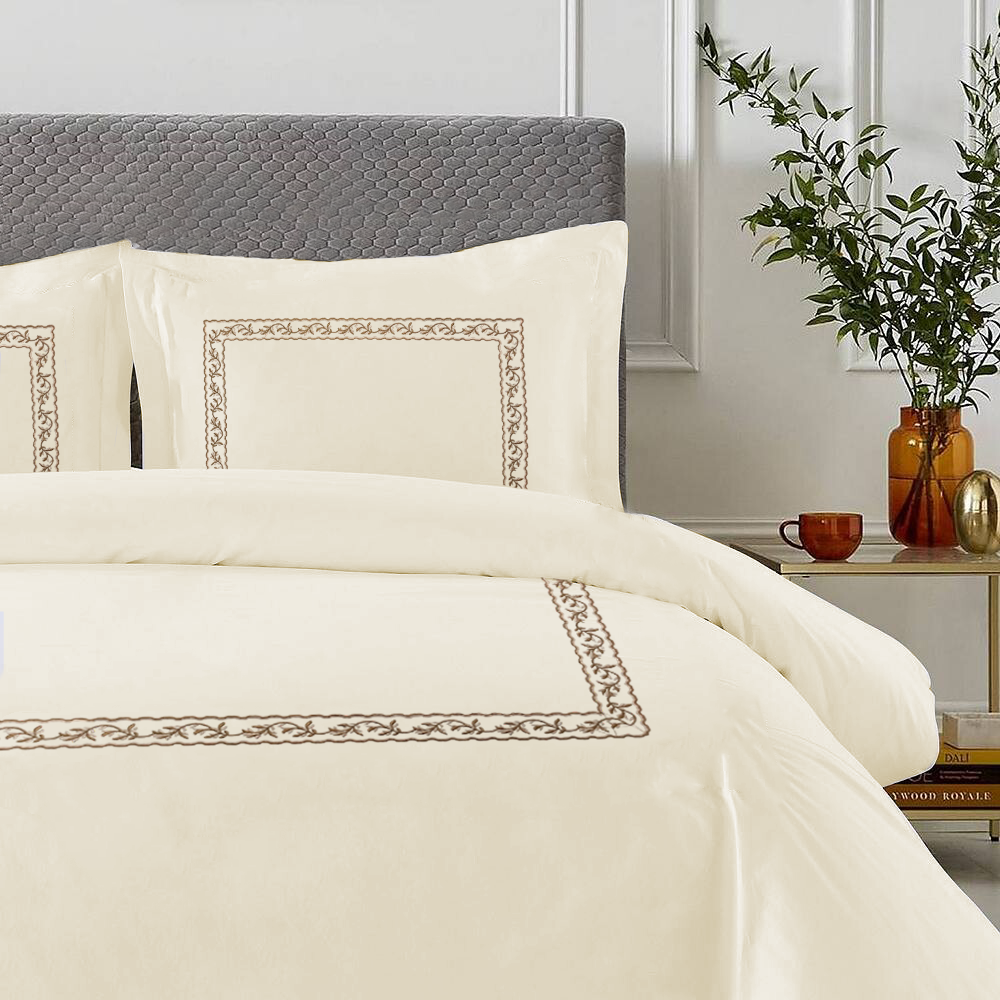 Winter Sheet Set (4 Pcs Set) - Autumn Embroidery