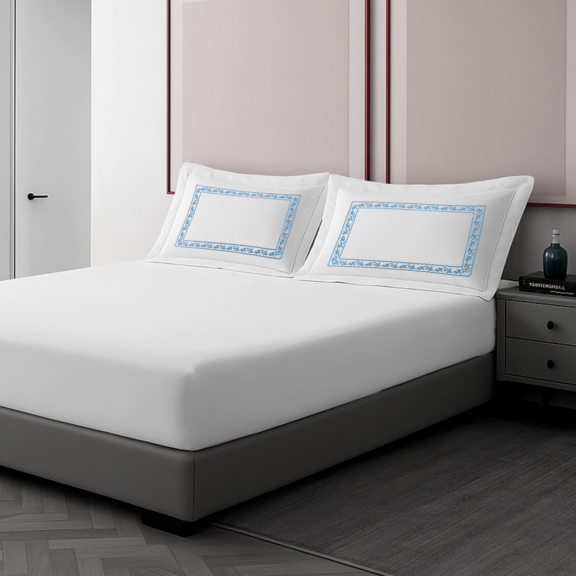 Pillow Cover + Fitted Sheet (3 Pcs Set) - Autumn