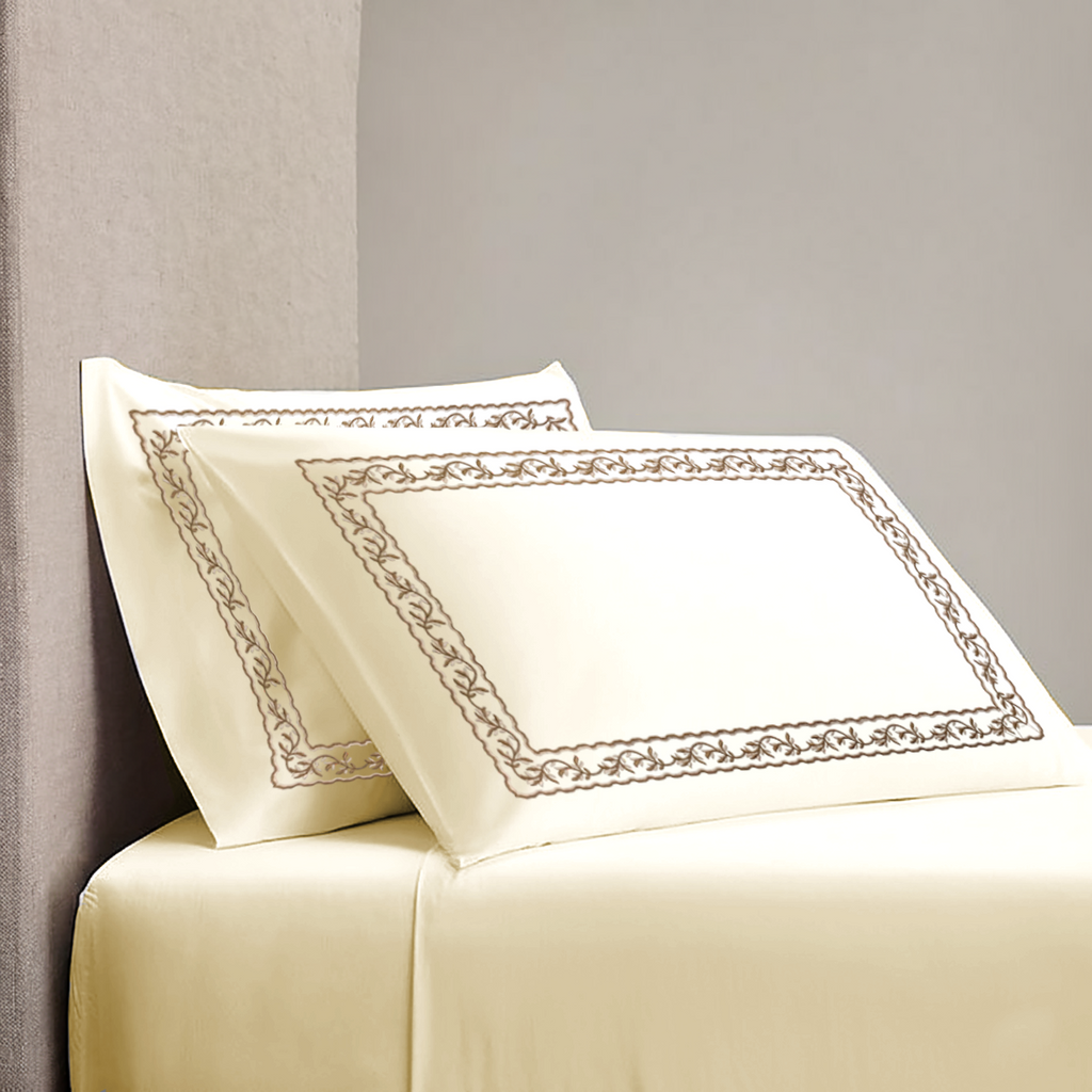 Pillow Cover + Fitted Sheet (3 Pcs Set) - Autumn