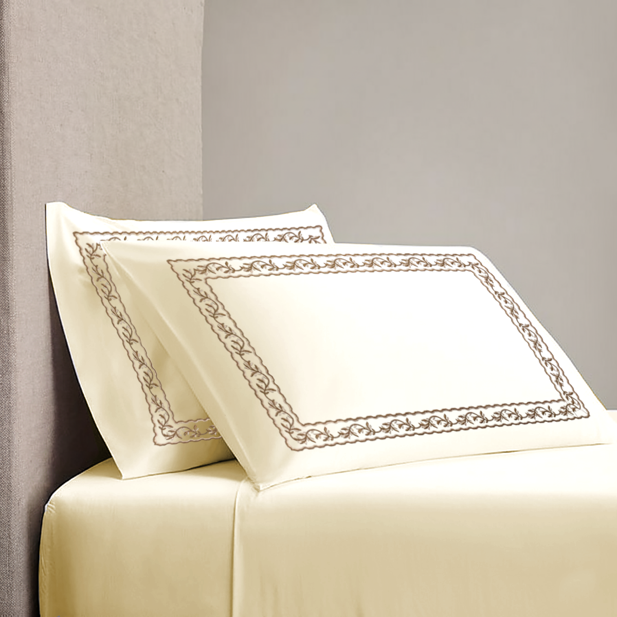 Pillow Cover + Fitted Sheet (3 Pcs Set) - Autumn