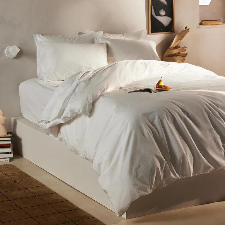 Luxury Quilt Cover - Classic White