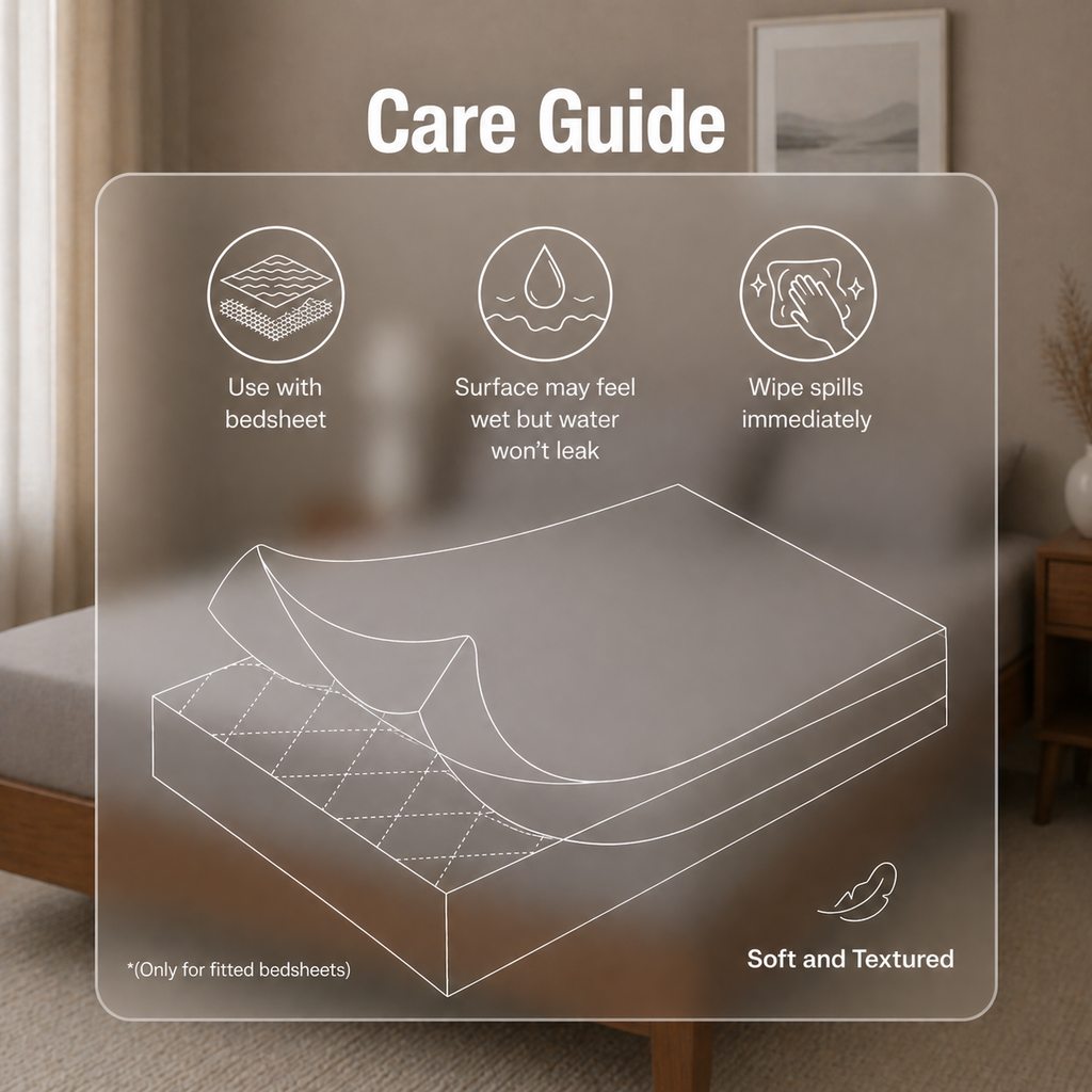 Sohum Mattress Protector | Waterproof | Terry