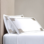 Pillow Cover + Fitted Sheet (3 Pcs Set) - Castille Embroidery