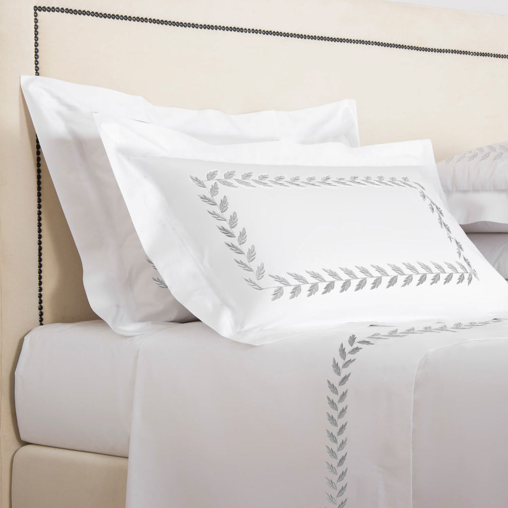 Bedsheet with Pillow Cover - Floria Embroidery