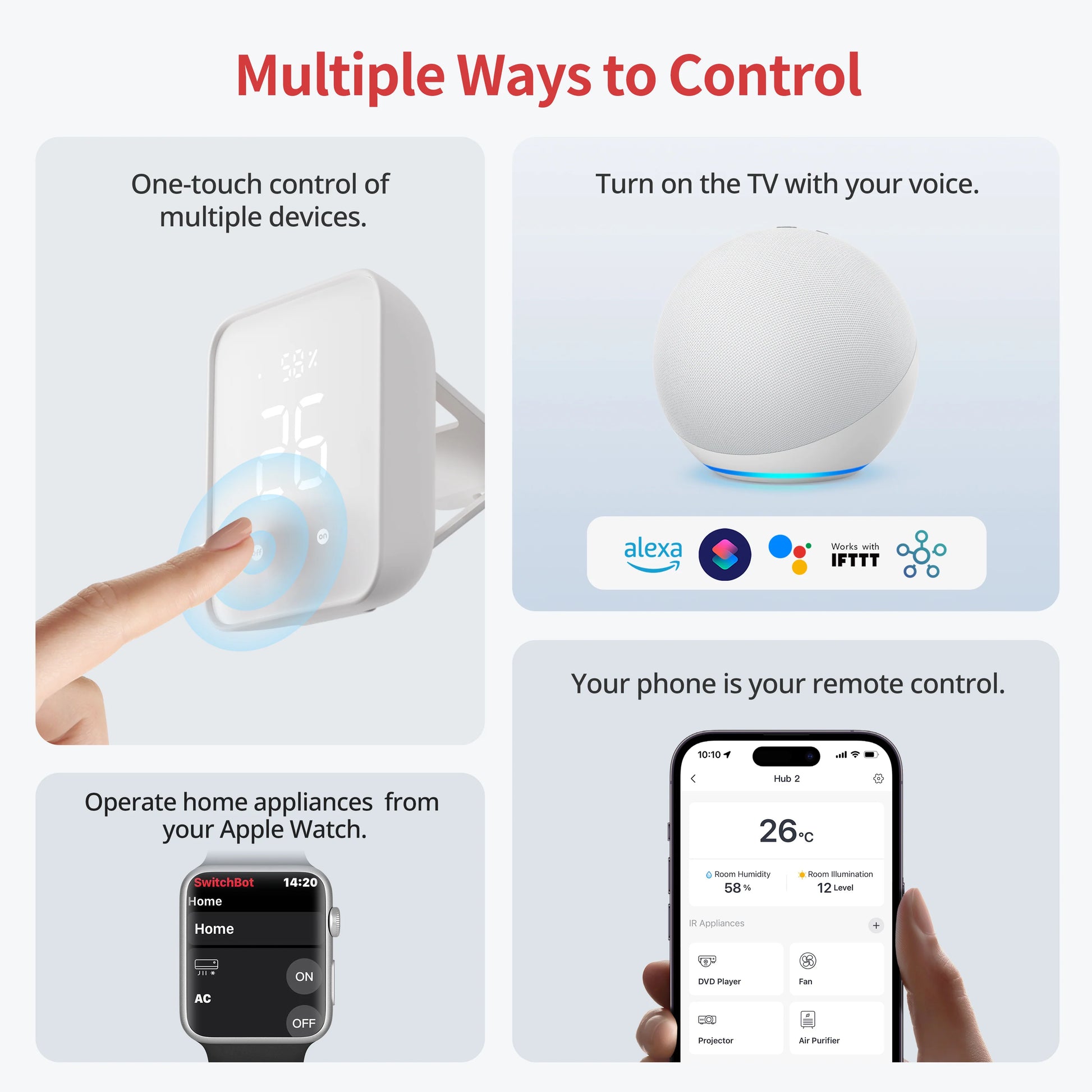 SwitchBot Hub 2 Matter-enabled smart home hub is also a temperature and  humidity sensor » Gadget Flow