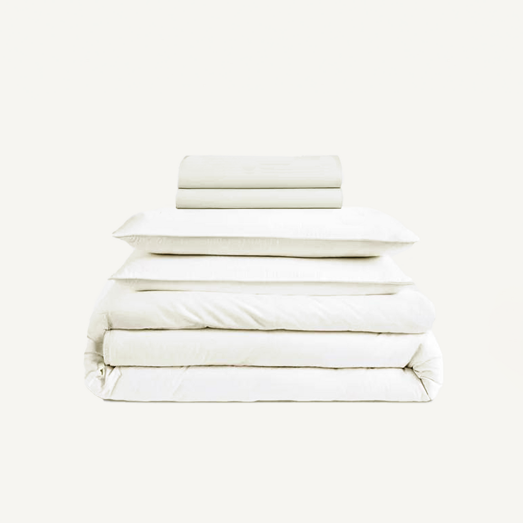 Winter Sheet Set (4 Pcs Set) - Classic White