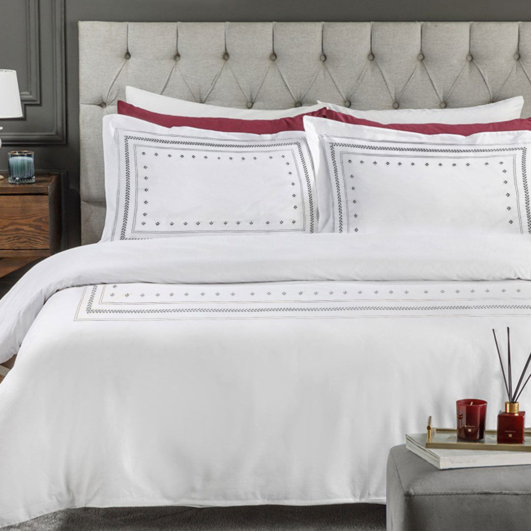 Quilt Cover - Jasmine Embroidery