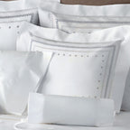 Pillow Cover + Flat Sheet (3 Pcs Set) - Jasmine Embroidery