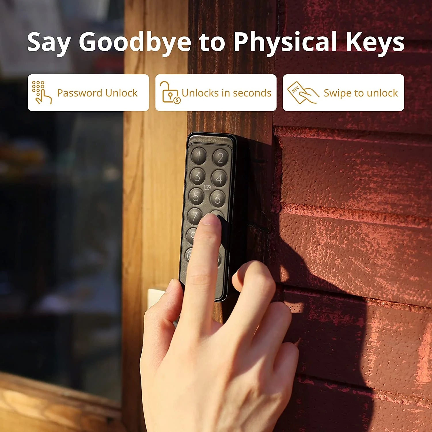 SwitchBot Keypad Touch Lock for Home