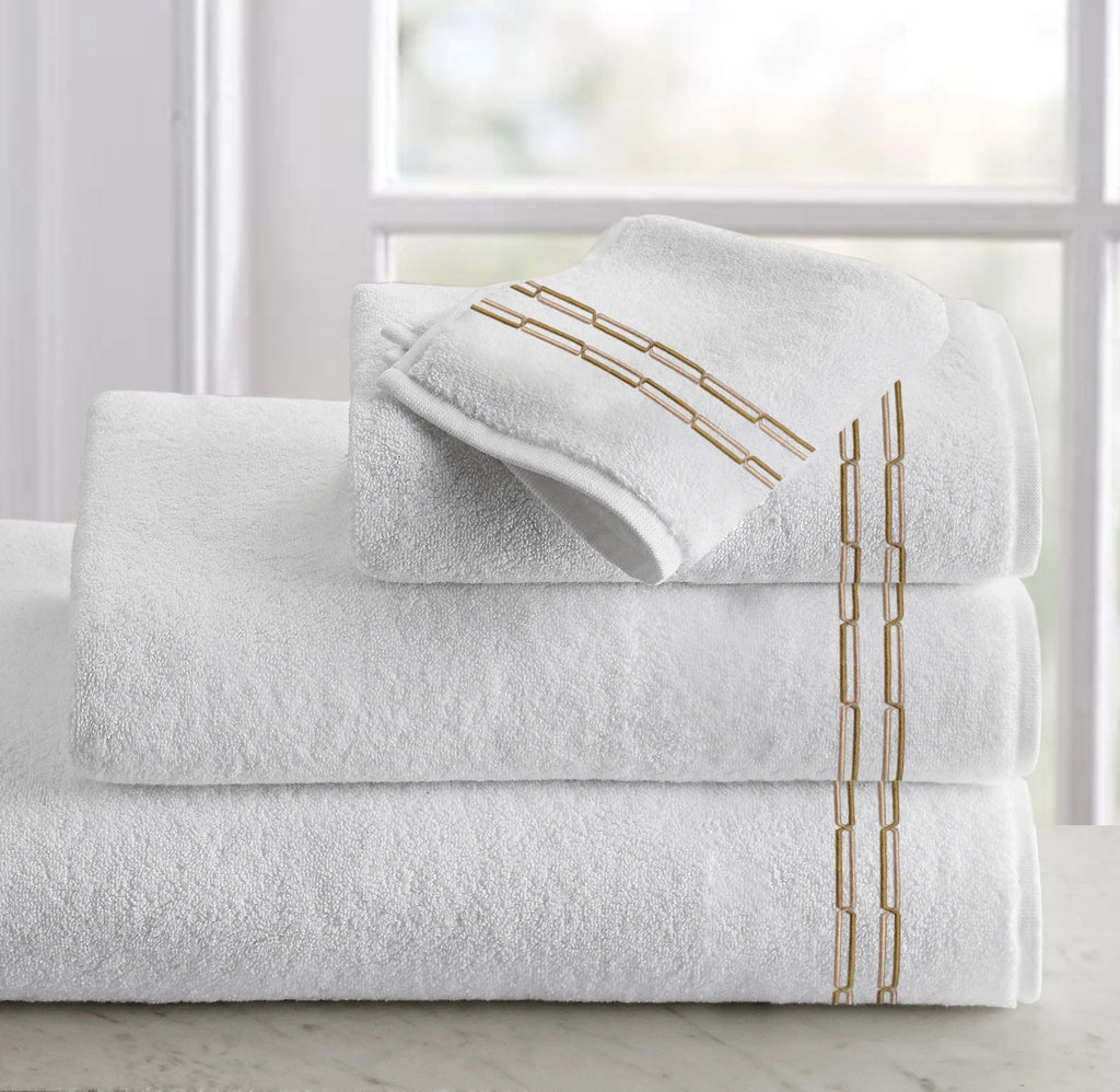 Lace White Embroidered Towel