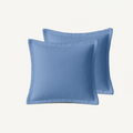 Cushion Cover (Set of 2)- Med Blue