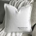Cushion Cover with Customizable Message