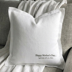 Cushion Cover with Customizable Message