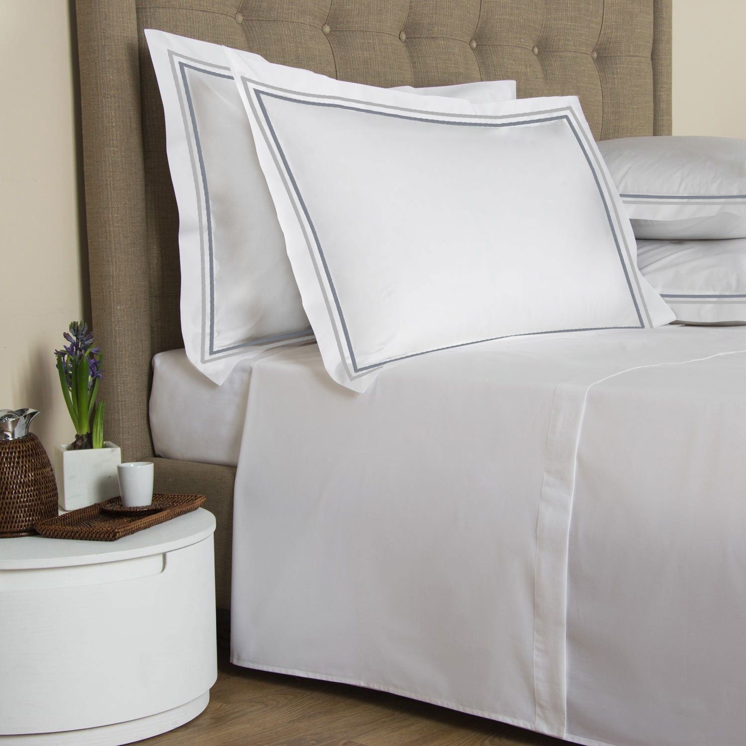 Bedsheet with Pillow Cover - Marrow Embroidery