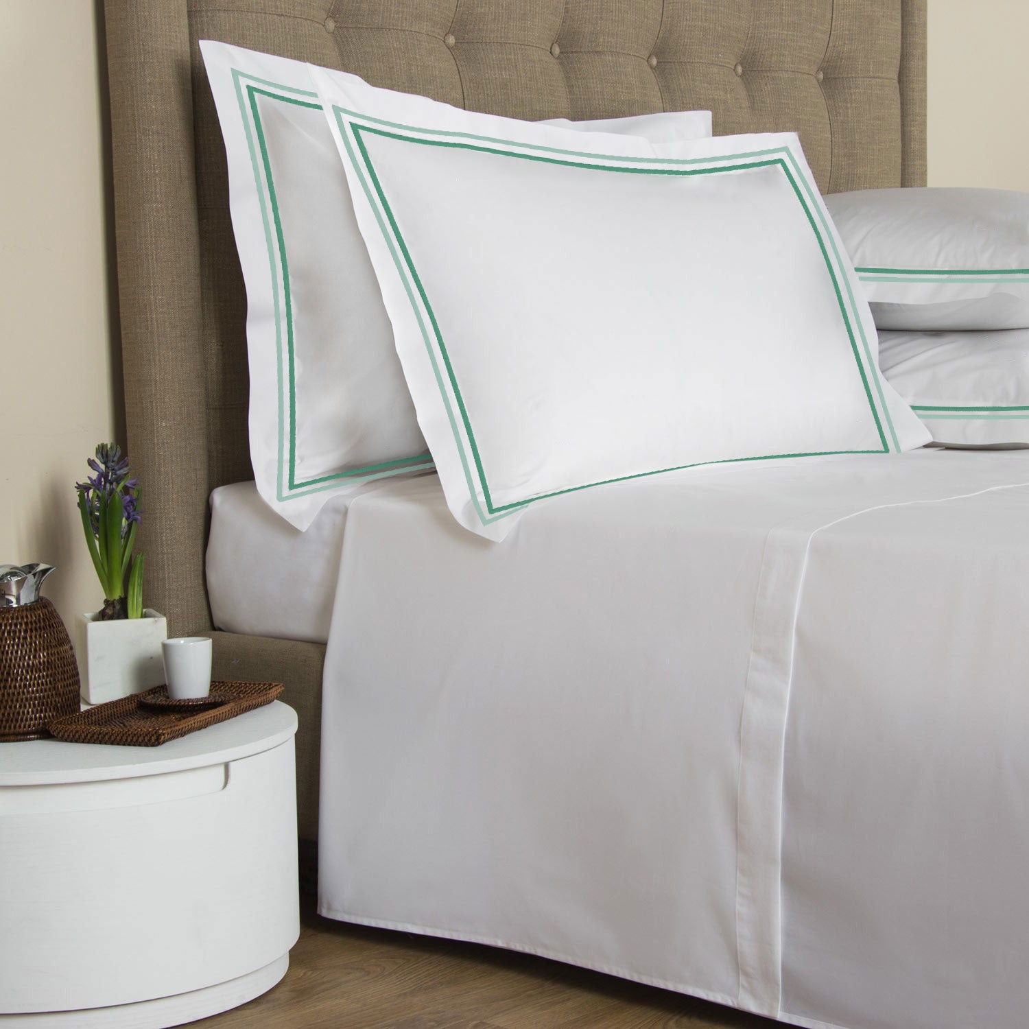 Bedsheet with Pillow Cover - Marrow Embroidery
