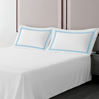 Pillow Cover + Flat Sheet (3 Pcs Set) - Marrow Embroidery