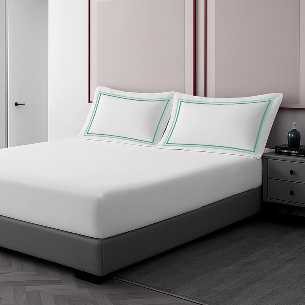 Pillow Cover + Fitted Sheet (3 Pcs Set) - Marrow Embroidery