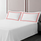 Pillow Cover + Flat Sheet (3 Pcs Set) - Marrow Embroidery