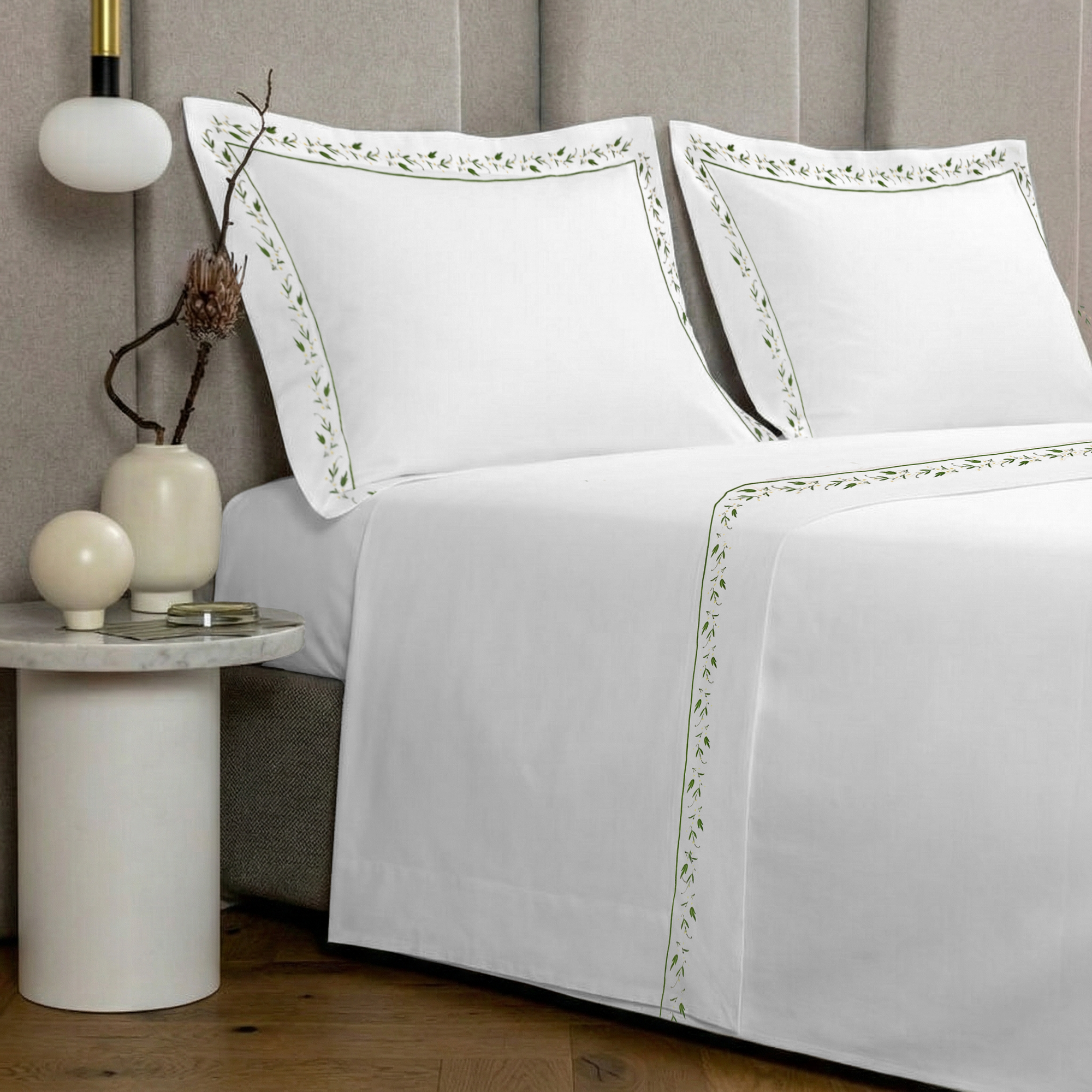 Summer Sheet Set (4 Pcs Set) - Miami Embroidery