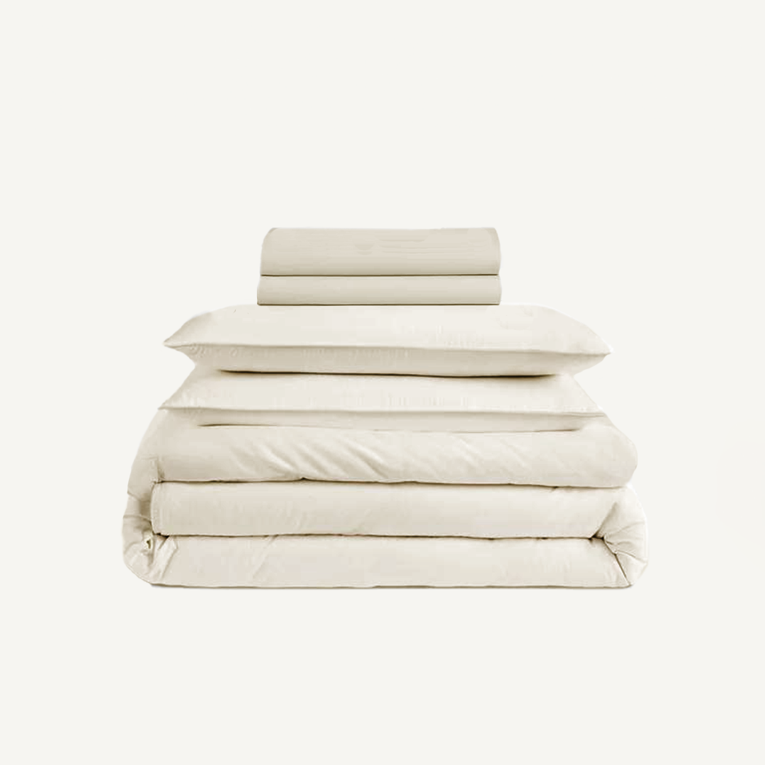 Winter Sheet Set (4 Pcs Set) - Classic White