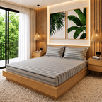 Sohum Printed Bedsheet Set | 300 TC