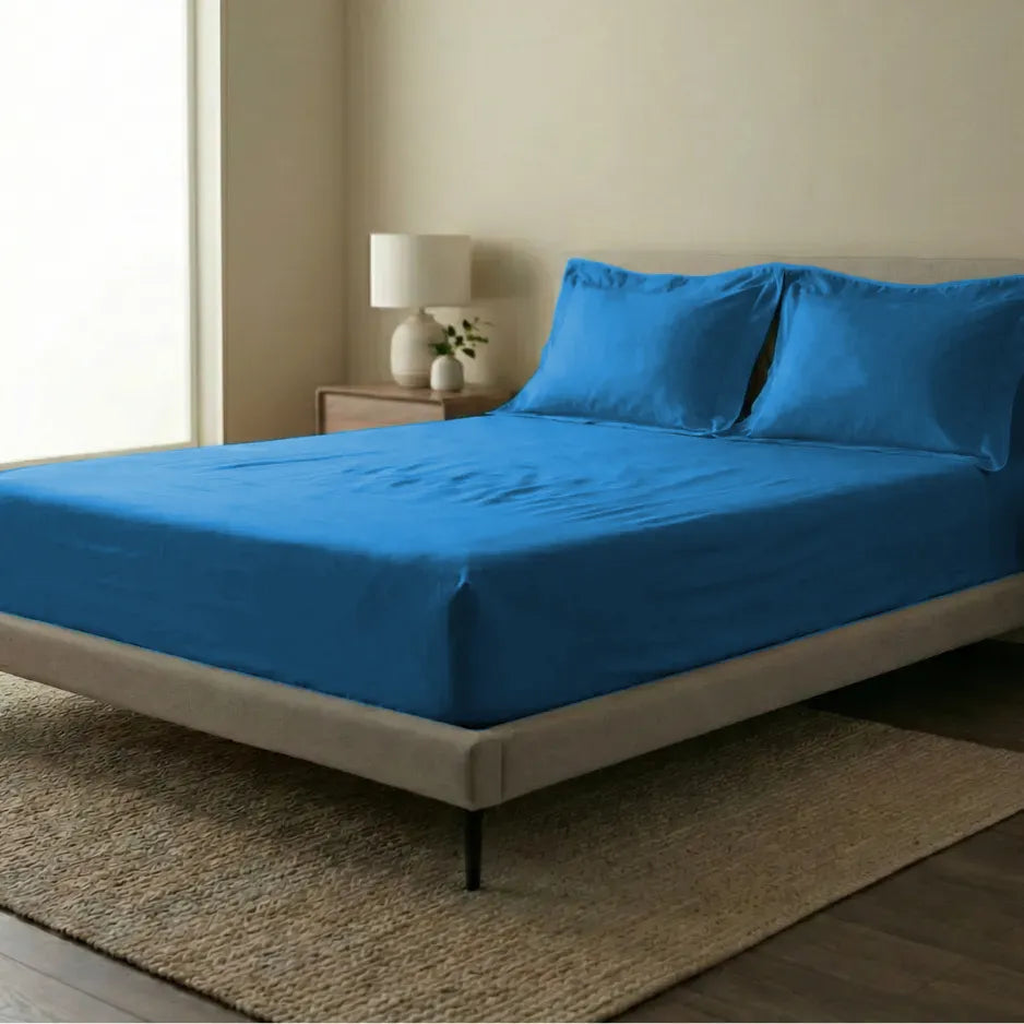 Pillow Cover + Fitted Sheet (3 Pcs Set) - Eucalyptus