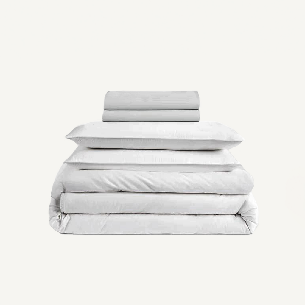 Winter Sheet Set (4 Pcs Set) - Classic White